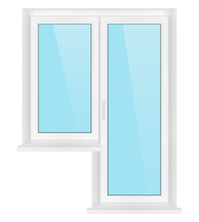 Цены на балконный блок Rehau Intelio с прозрачной дверью